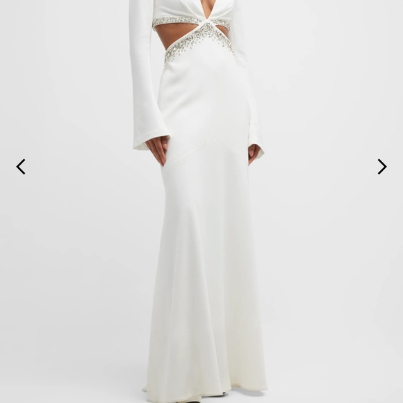 A.L.C. Trina Gown in White Size 6 - Picture 8 of 8